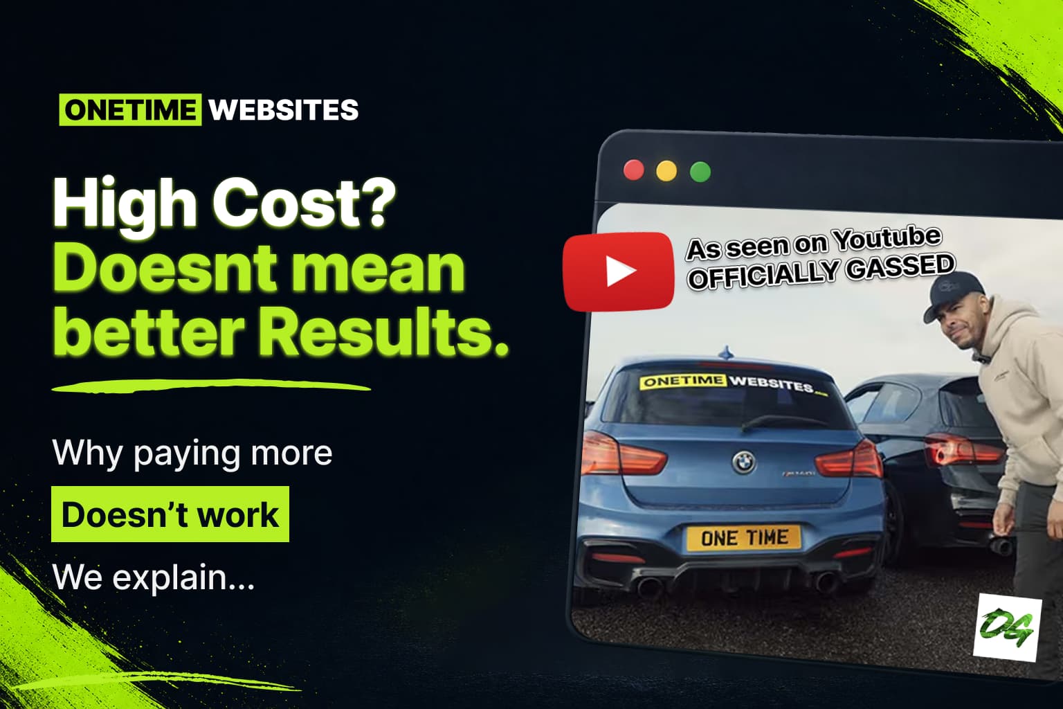 What a drag race taught me about Website Pricing: How more isn't always better.